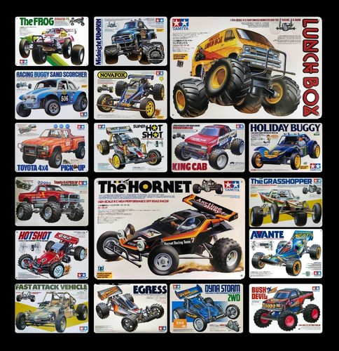 Tamiya car metal poster - rc,